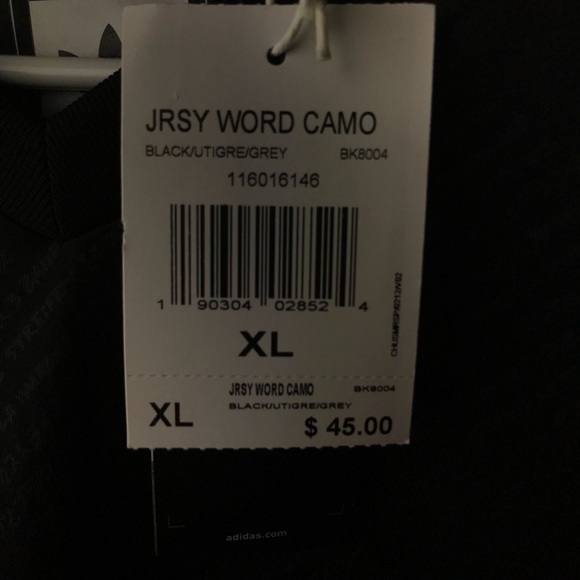 ADIDAS ORIGINALS Word Camo Skate Jersey TREFOIL - Picture 2 of 5